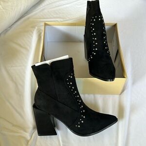 NWT in original box black booties